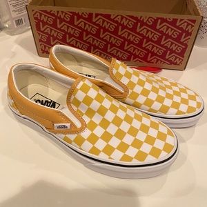 vans checkered classic slip-on